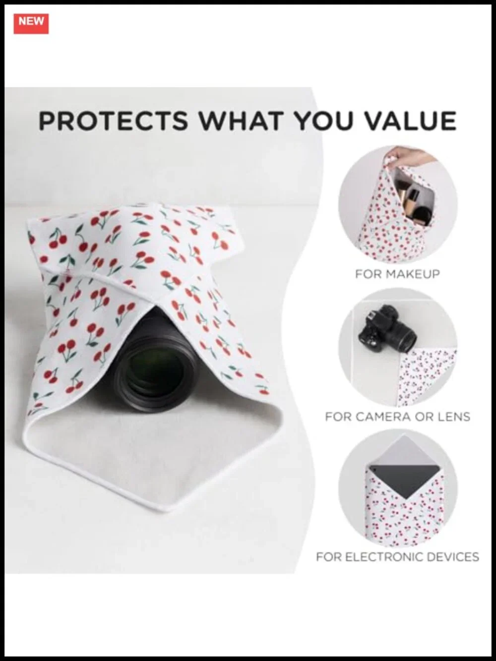 Foldable Magic Cloth Makeup Bag, Travel Cosmetic Organizer Mat Pouch,